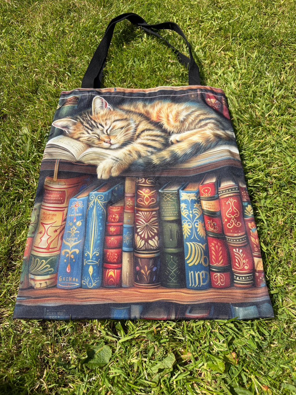 Book design tote bag