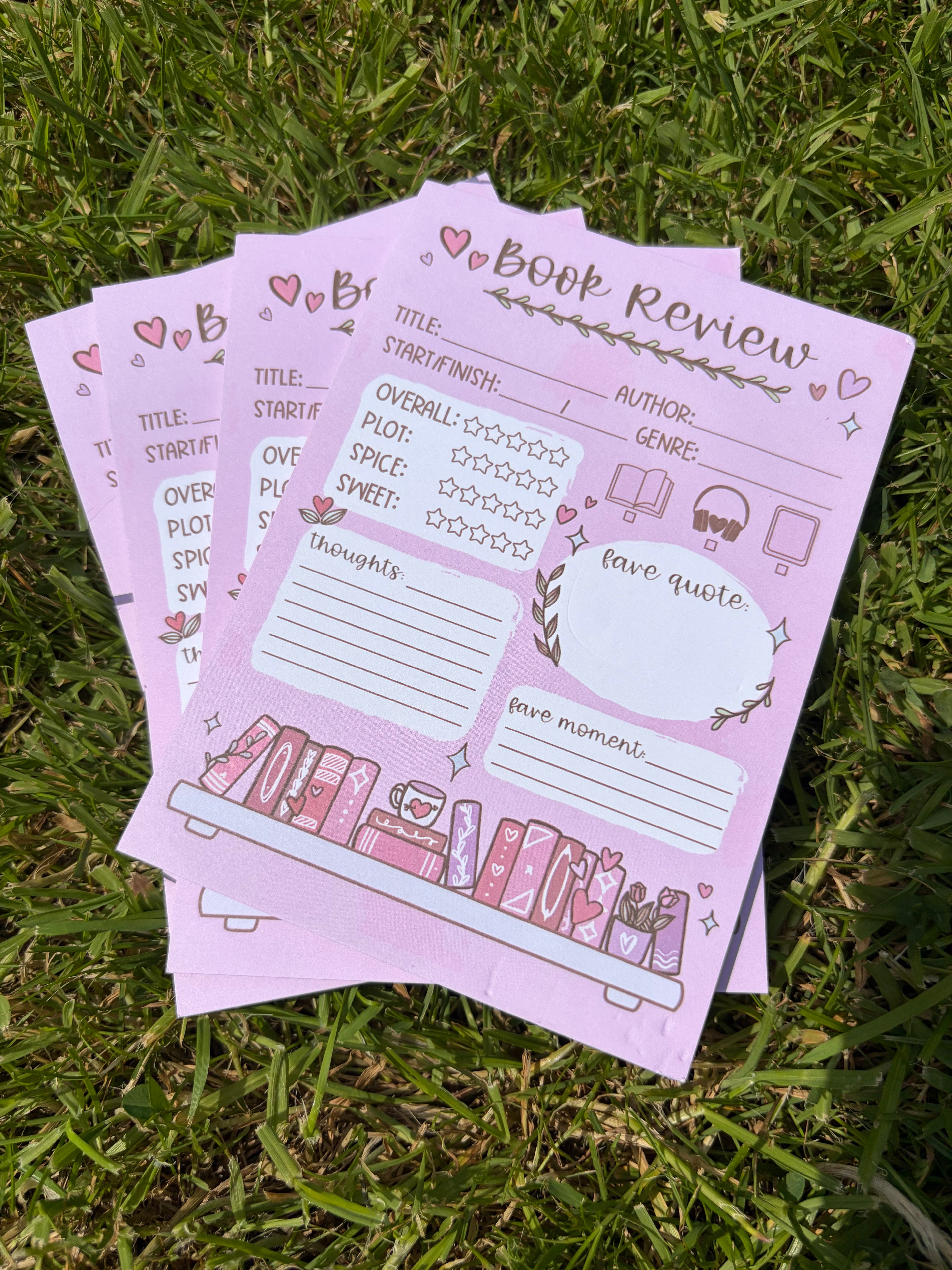 Book Review note pad